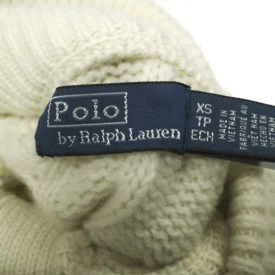 POLO RALPH LAUREN ポロ・ラルフローレン ケーブル ウールカシミヤ 