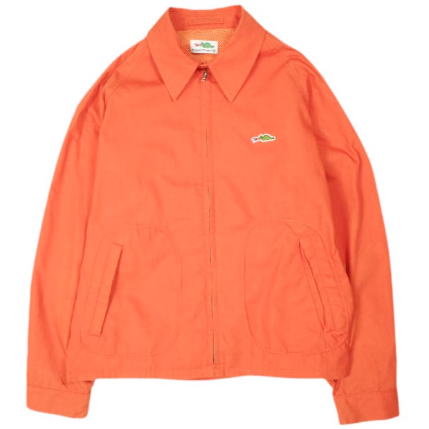 Braggin’ Dragon ブラギンドラゴン 日本製 復刻 GOLF JACKET ゴルフジャケット M ORANGE スイングトップ アウター