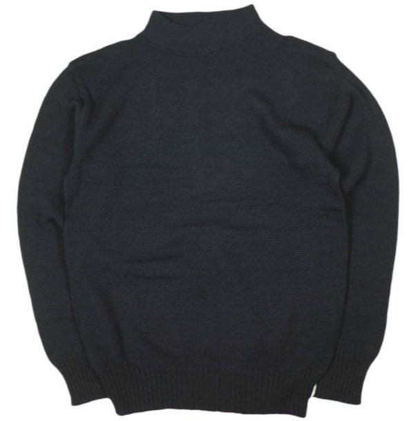 ANATOMICA アナトミカ アメリカ製 MOC NECK SWEATER Made in USA US.NAVY GOB モックネックニット L 40’s DARK NAVY セーター トップス 9,995円