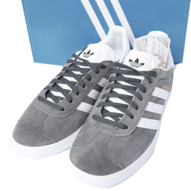 新品 adidas Originals アディダス オリジナルス GAZELLE ガッツレー ガゼル BB5480 US5(23cm) Dgh Solid Grey/White/Gold Metallic