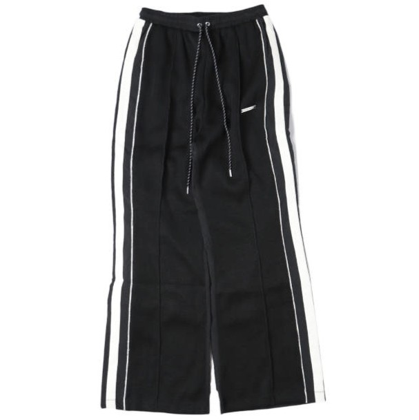 新品 PRANK PROJECT プランクプロジェクト 25SS Mesh Combi Line Pants メッシュコンビラインパンツ 31251465907 36 BLACK イージー