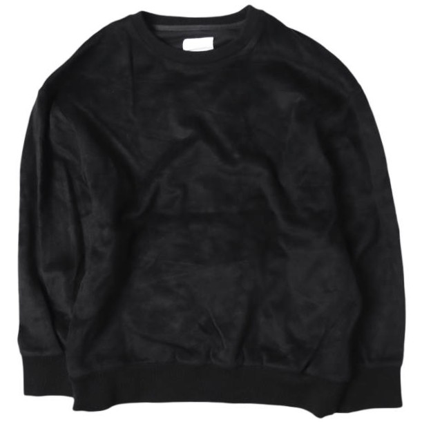 onegravity ワングラビティ 23AW ビーバージャージークルーネックスウェット 32-234-13-110095 S BLACK トレーナー トップス