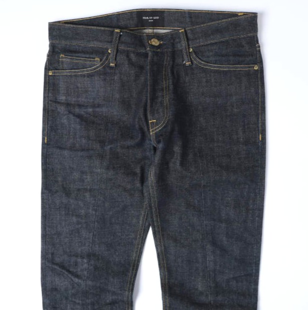 FEAR OF GOD フィアオブゴッド SELVEDGE DENIM PANELLED JEAN 裾ジップ 
