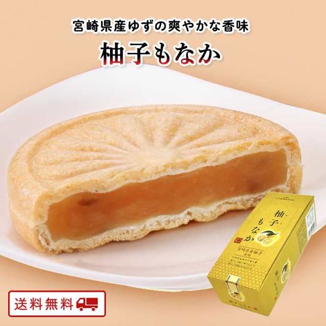 柚子もなか 6個入り x 10箱 宮崎県産 最中 ゆず 柚子 おやつ 和菓子 もなか 産地直送