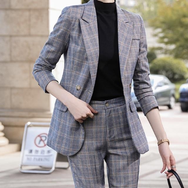 パンツスーツ レデイース チェック セットアップ スーツ レディース フォーマル パンツスーツ おしゃれ チェック柄 韓国 カジュアルスーの通販はau Pay マーケット Prism One Au Pay マーケット店