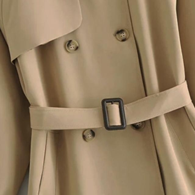 春コートレディース トレンチコート レディース ロング丈 アウター スプリングコート お洒落 通勤 学生 無地 長袖 ゆったり かっこいいの通販はau Pay マーケット Prism One Au Pay マーケット店