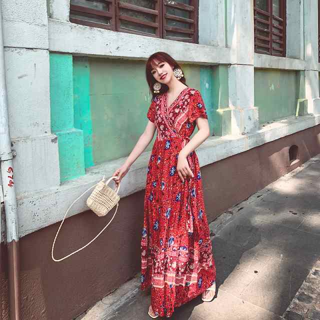 カシュクール ワンピ マキシワンピース 花柄 ロング ワンピース 大きいサイズ 半袖 綿 ボヘミアンvネック エスニックプリント ゆったりの通販はau Pay マーケット Prism One Au Pay マーケット店 カシュクール ワンピ マキシワンピース 花柄 ロング ワンピース 大きいサイズ 半袖 綿 ボヘミアンvネック エスニックプリント ゆったりの通販はau Pay マーケット Prism One Au Pay マーケット店