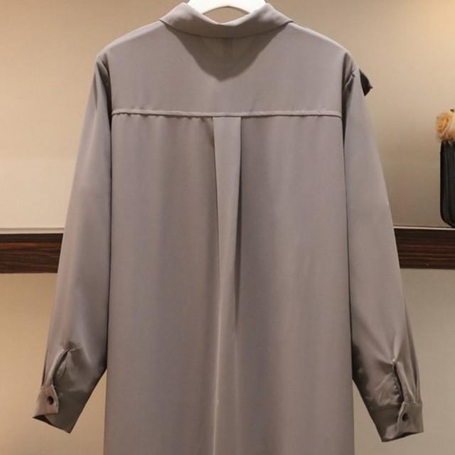 シャツワンピース 長袖 大人かわいい 肩フリル ワンピース セーラーカラー ショート丈 フリル レディース 秋冬 ゆったり 大きいサイズ の通販はau Pay マーケット Prism One Au Pay マーケット店