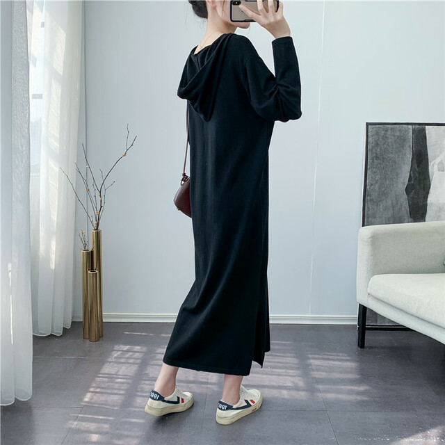 希少 Vネック ニット レディース オフィスカジュアル Vネック ワンピース 秋服 冬服 レディース ロングワンピース ロング丈 長袖 無地 再入荷1番人気 Www Centrodeladultomayor Com Uy