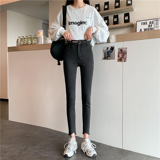 美脚パンツ 細見えパンツ スキニーパンツ 大きいサイズ レディース カラー ストレッチパンツ カットオフ ダメージ風 デニム ベルト フィの通販はau Pay マーケット Prism One Au Pay マーケット店
