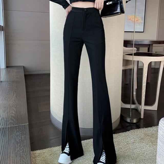 ブーツカットパンツ レディースパンツ パンタロンパンツブーツカットパンツ 21春夏 ロングボトムズボン 柔らか肌触り良さ 美脚 無地 きの通販はau Pay マーケット Prism One Au Pay マーケット店