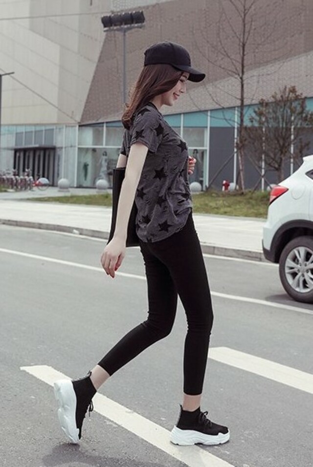 ソックス スニーカー ブーツ ショートブーツ レディース シューズ 靴 カジュアル ハイカット スニーカー レディース 厚底 スポーツ 韓国 の通販はau Pay マーケット Prism One Au Pay マーケット店