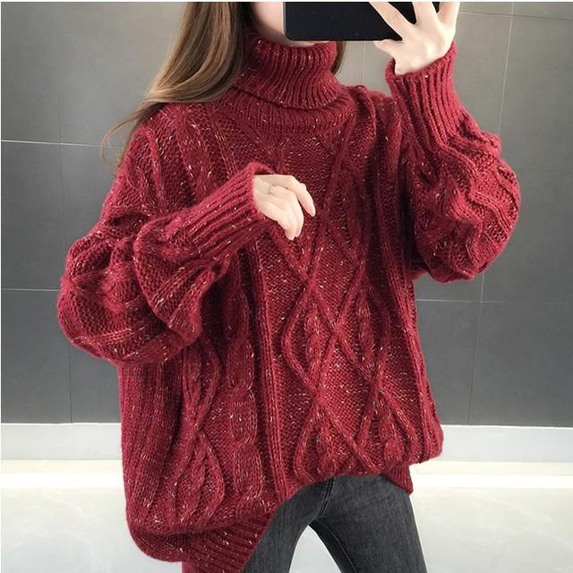 レディース ニットトップス ニット ケーブル編み ニット セーター ハイネック 長袖 ゆったり 大人可愛い カジュアル ナチュラル 秋冬の通販はau Pay マーケット Prism One Au Pay マーケット店