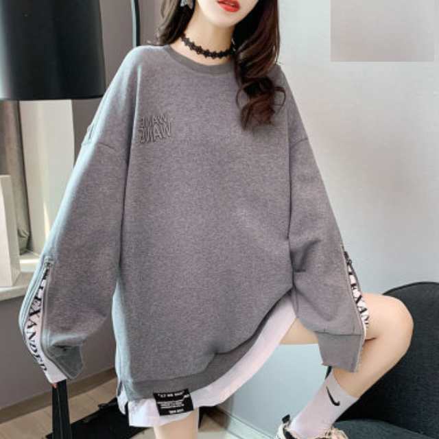 春服 レディース トレーナー 大きめ レディース スウェット レイヤード カットソー 長袖 ラウンドネック おしゃれ レディース トップス の通販はau Pay マーケット Prism One Au Pay マーケット店 春服 レディース トレーナー 大きめ レディース スウェット レイヤード カットソー 長袖 ラウンドネック おしゃれ レディース トップス の通販はau Pay マーケット Prism One Au Pay マーケット店