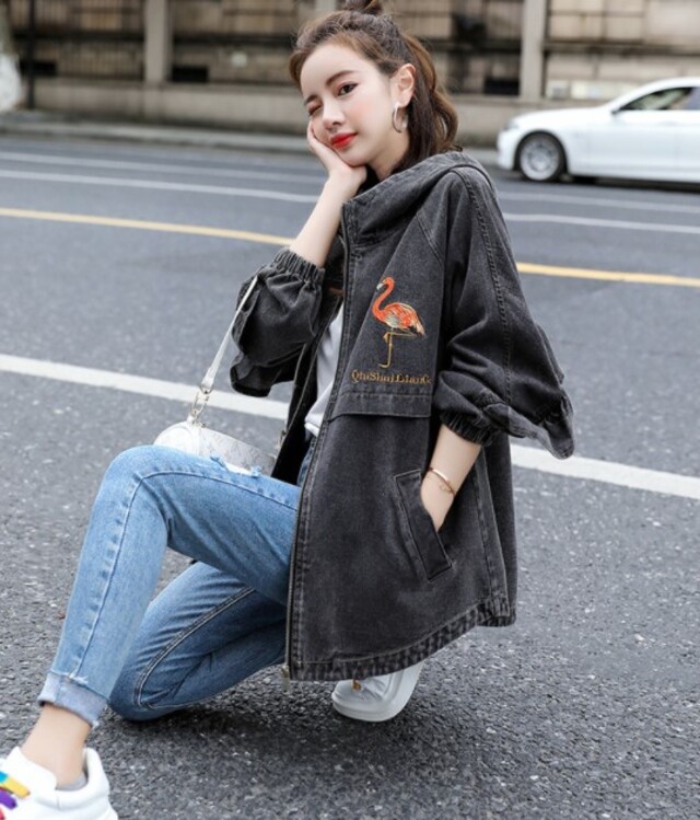 春服 レディース パーカー ジップアップ パーカー フード付 パーカー風 フラワー風 フリル スウェット 長袖 ゆったり フリル 大人可愛いの通販はau Pay マーケット Prism One Au Pay マーケット店