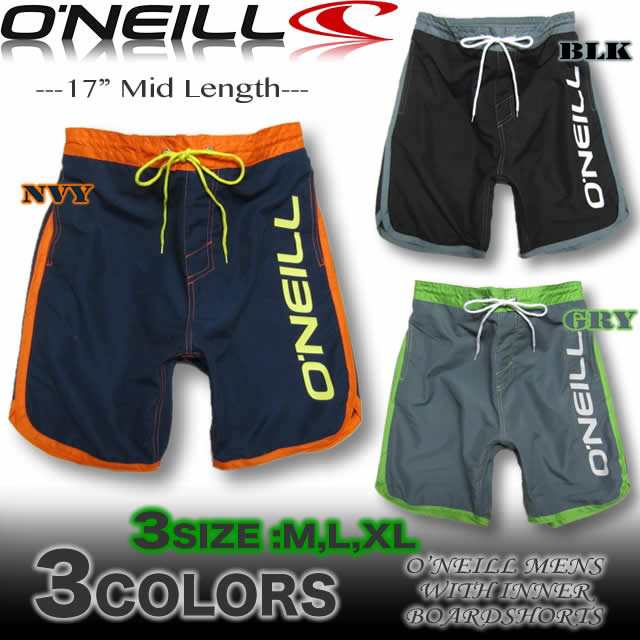 Oneill オニール メンズ サーフパンツ ボードショーツ インナー付き