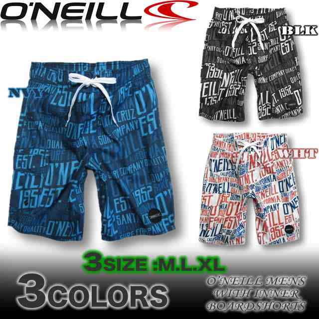 メンズ サーフパンツ オニール Oneill サーフブランドインナー付き