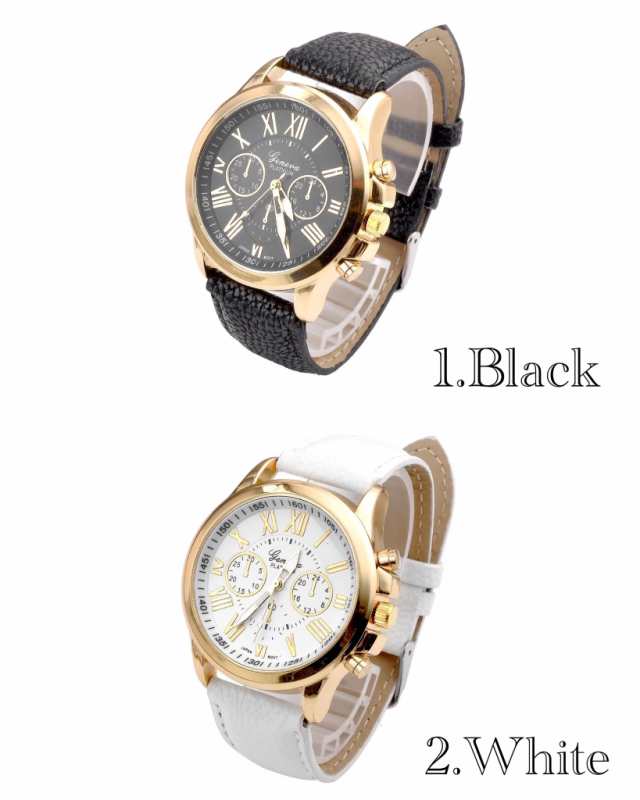 腕時計 時計 メンズ 高品質 レザー 革 ベルト ビジネス ウォッチ オシャレ ギリシャ文字 金 ブランド ゴールド ホワイトの通販はau Pay マーケット T Nストアー