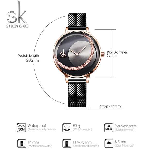 女性腕時計 エレガント ファッション 海外輸入品 Sk 耐水 ブラックの通販はau Pay マーケット With Life 女性腕時計 エレガント ファッション 海外輸入品 Sk 耐水 ブラックの通販はau Pay マーケット With Life