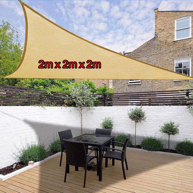 サンシェード 日よけ Uvカット 屋外 テント 三角 2m 2m 2mの通販はau Pay マーケット With Life