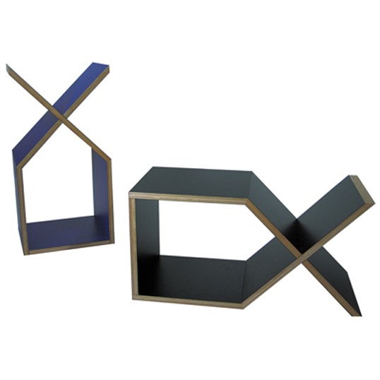 abode DXサイドテーブルブックシェルフ送料無料インテリアデザイナーズ家具リビングベッドサイドカラフルなボディの通販は