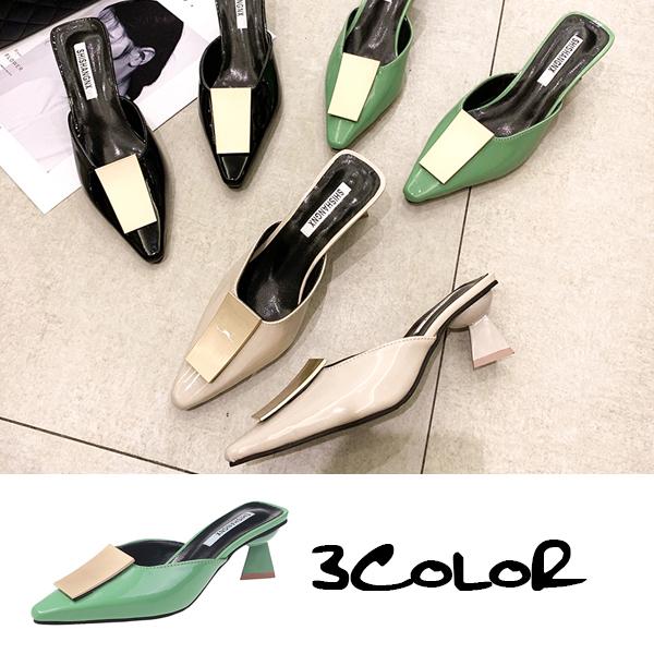 送料無料 人気急上昇 サンダル レディース ハイヒール パンプス ミドルヒール 靴 太ヒール シューズ ミュールの通販はau Pay マーケット 吉村ストア