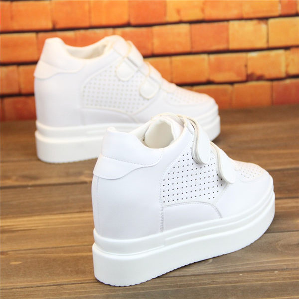 スリッポン スニーカー レディース 厚底 ウォーキング ハイカット インヒール インソール シューズ 靴 マジックテープの通販はau Pay マーケット 小林屋