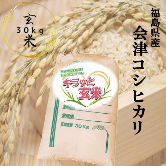 お米（コシヒカリ） 30キロ 玄米