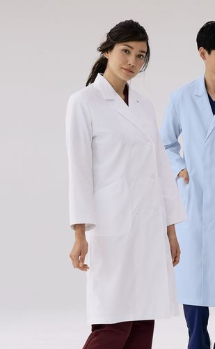 30 Offセール白衣 白衣 女性 実験着 診察衣女性用ダブル白衣 住商モンブランの通販はau Pay マーケット 制服専門店 楠橋白衣