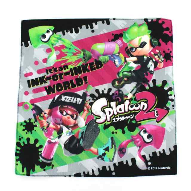 スプラトゥーン2 ハンカチ ガール ボーイ柄の通販はau Pay マーケット よしりん プライム