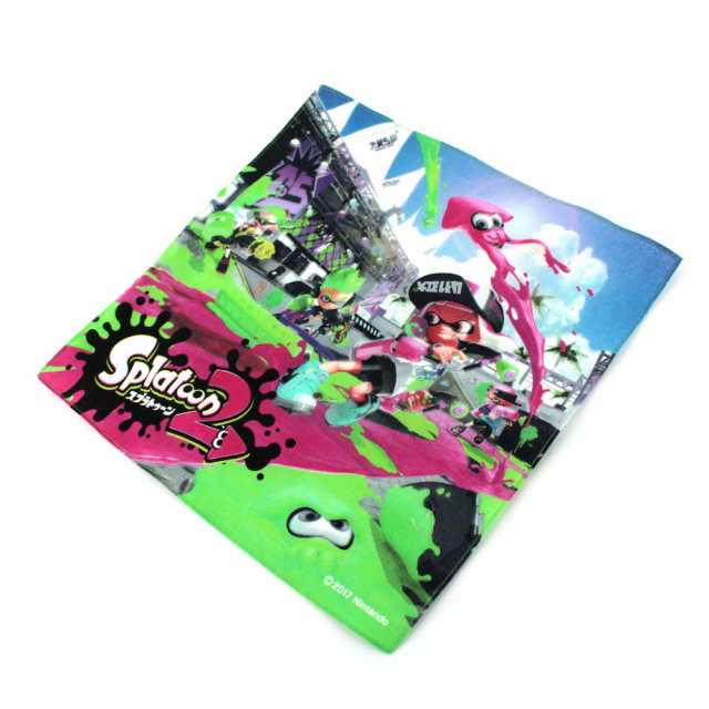 スプラトゥーン2 ハンカチ メインイラスト柄の通販はau Pay マーケット よしりん プライム