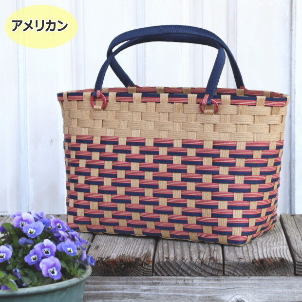 大きいかごバッグ 手作りキット 丈夫 特大 クラフトバンド レシピ付き
