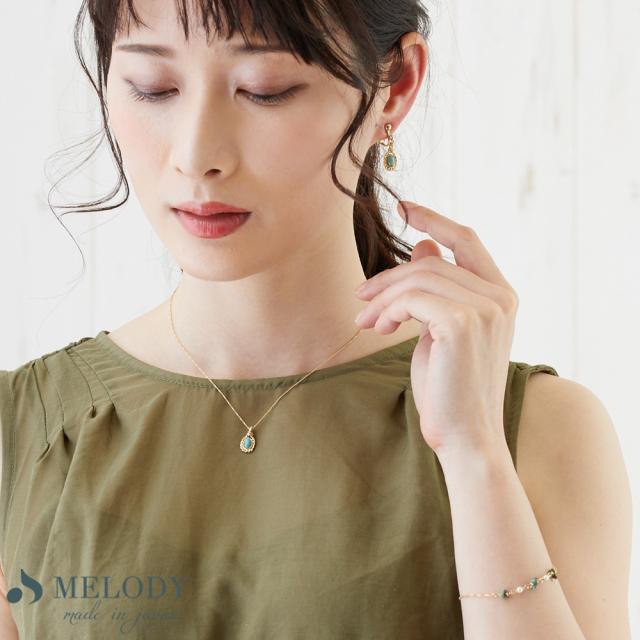ネックレス Classy ターコイズ ショート 華奢 ボヘミアン トルコ石 海 グリーン ブルー スキンジュエリー 小ぶり シンプル オフィス 結の通販はau Pay マーケット Melody Accessory