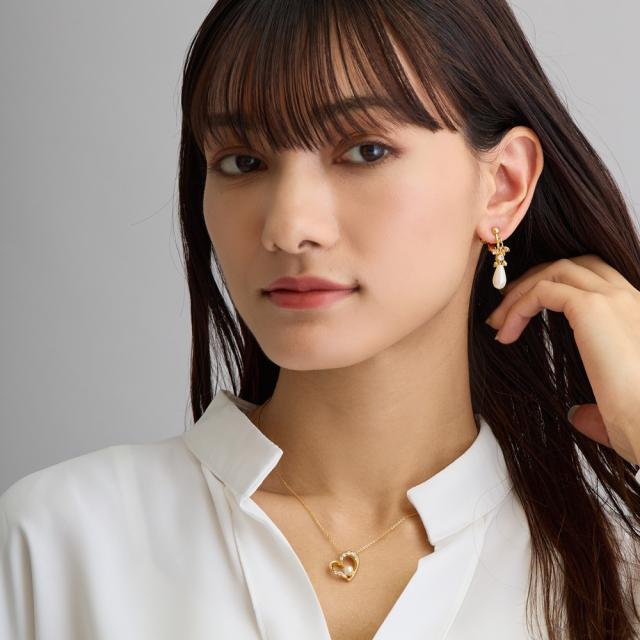 ドロップパール ネックレス イヤリング S.V. WINNY 4点 i48 ドロップパール ネックレス イヤリング S.V. WINNY 4点 i48