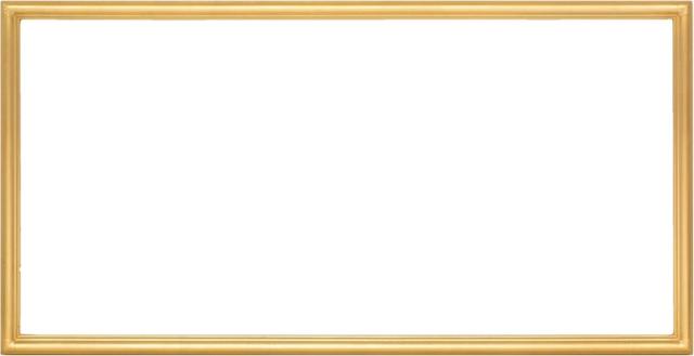 横長額　300x150 ゴールド 7517　アクリル入り
