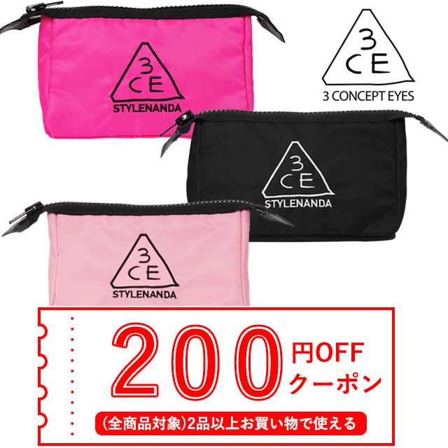 発送日の翌日届く 韓国コスメ ポーチ 3ce Pouch Small 3ce ポーチ 化粧ポーチ ペンケース 小物入れ ブラック ピンク Smallサイズの通販はau Pay マーケット Ludiaplus