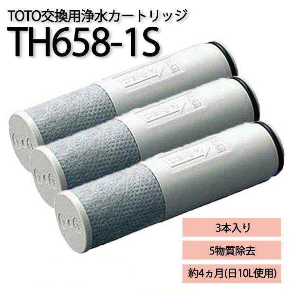 TOTO TH658-1S 交換用浄水カートリッジ TH658S （3個入り）浄水器