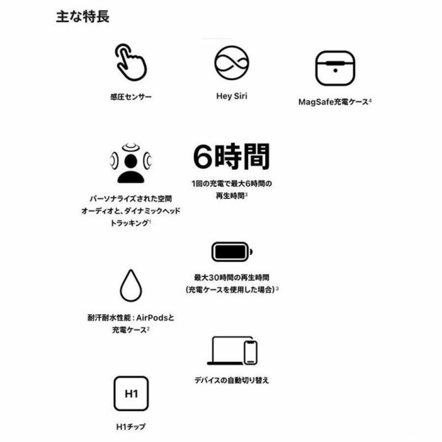 新品未開封 Apple AirPods アップル エアポッズ 第三世代 Apple