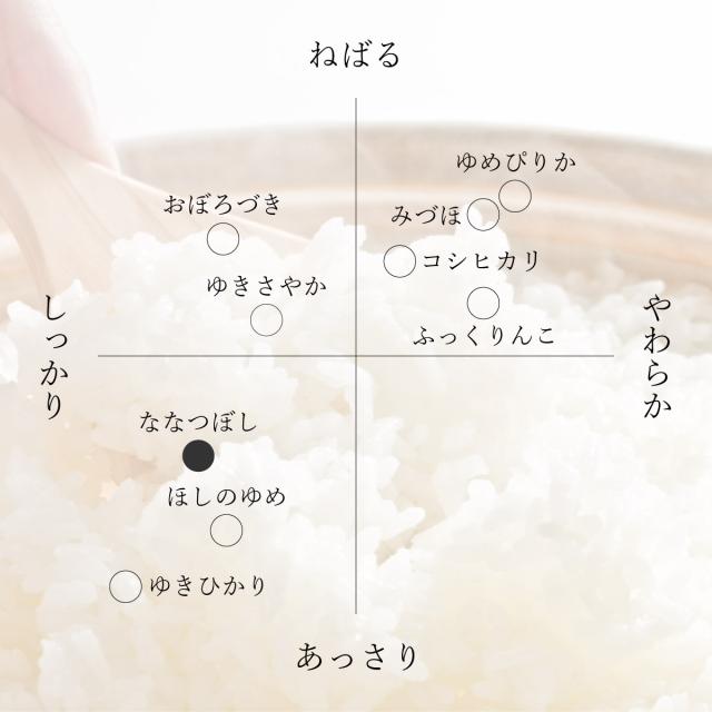 北海道 上川・空知産 ななつぼし 20kg 5kg×4袋 白米 令和7年産 特A 真空パック可 送料無料 沖縄・離島配送不可_3