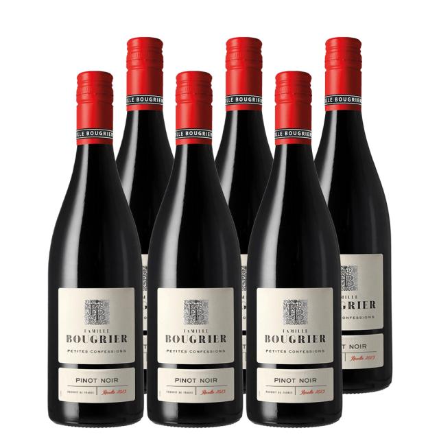 ブーグリエ・ピノ・ノワール プティット・コンフェッション フランス ロワール 750ml 6本 赤ワイン 春 お祝い バレンタイン プレゼント