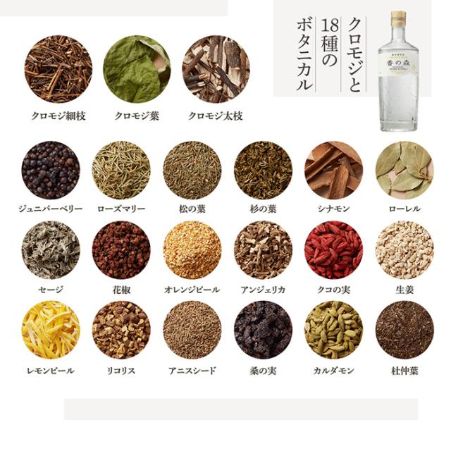 養命酒 CRAFT GIN 香の森 47% 700ml × 1ケース / 6本 47度 クラフトジン クロモジ ドライ 新生活 入学祝い 卒業祝い 就職祝い 進学祝い_3