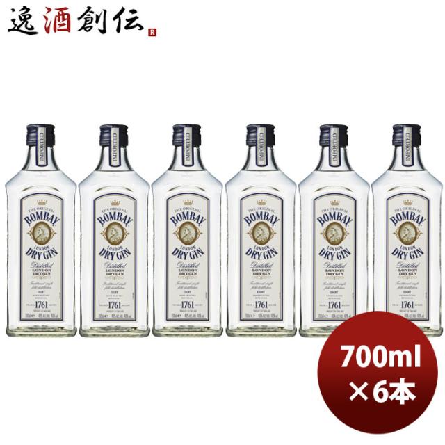 ボンベイ ドライ ジン 700ml NEW 700ml × 1ケース / 6本 父の日 お中元 夏ギフト 暑中見舞い 6,519円