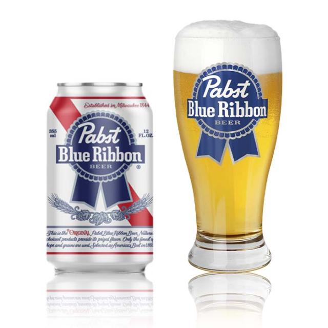 ビール アメリカ Pabst Blue Ribbon ( パブスト ブルーリボン ) 缶