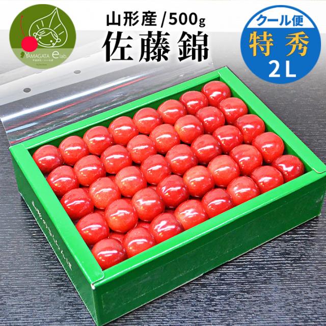 【2026年6月中旬発送 先行予約】 2L 特秀 さくらんぼ 佐藤錦 or 紅秀峰 500g(鏡詰め) 山形県産 産地直送 化粧箱入 プレゼント お中元 ギフト 品質保証 贈答品 のし グルメ お取り寄せ