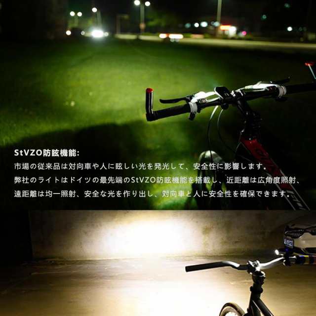 自転車 ライト ヘッドライト 防水 Usb充電 Led 懐中電灯 キャットアイ 前照灯 5モード 振動センサー 軽量 10mah 防水 自動点灯 登山 の通販はau Pay マーケット Uc8