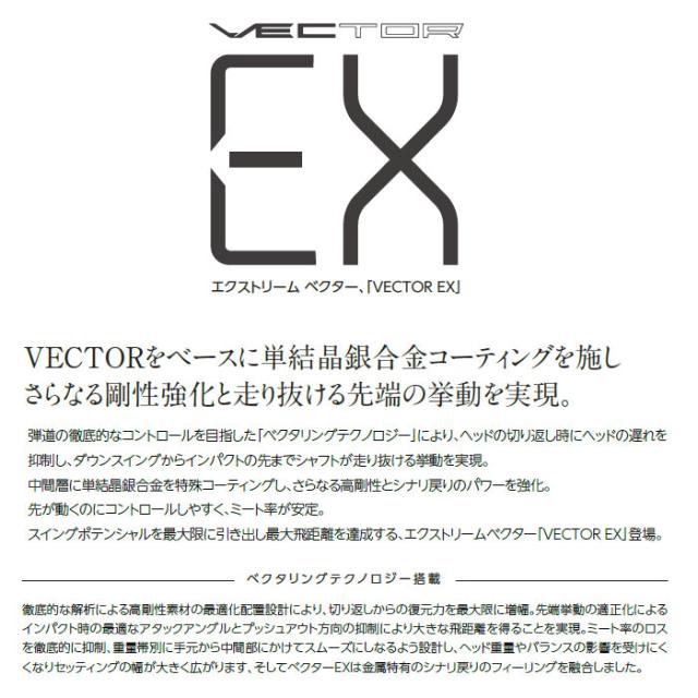 スリクソン用スリーブ付シャフト DesignTuning デザインチューニング VECTOR EX ベクターEX_2