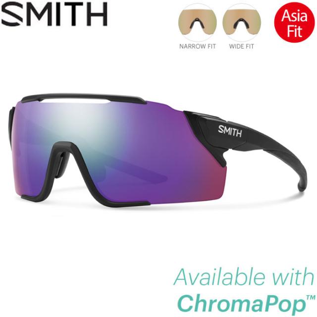 SMITH Attack MAG MTB Matte Black（CP Violet Mirror） 日本正規品 スミス  アジアンフィットの通販は