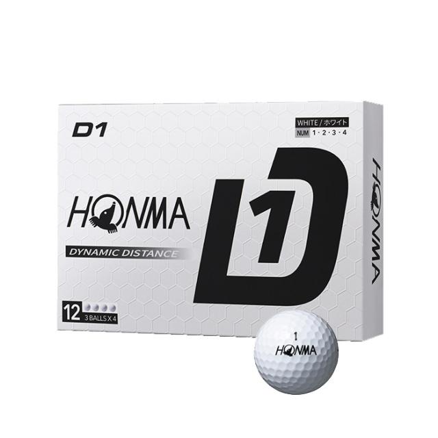 【まとめ買いでお得 5ダースセット】HONMA 2024 D1 ボール 5ダースセット 本間ゴルフ