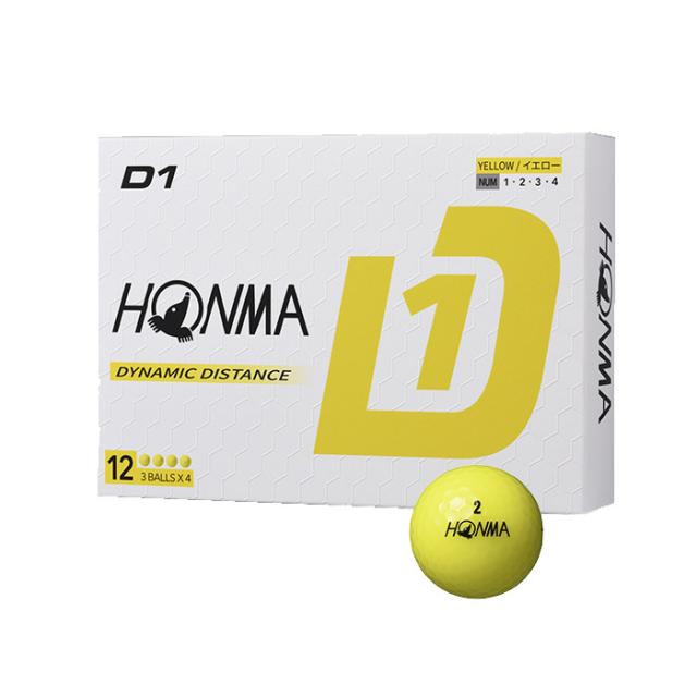 【まとめ買いでお得 5ダースセット】HONMA 2024 D1 ボール 5ダースセット 本間ゴルフ