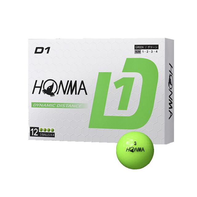 【まとめ買いでお得 12ダースセット】HONMA 2024 D1 ボール 12ダースセット 本間ゴルフ
